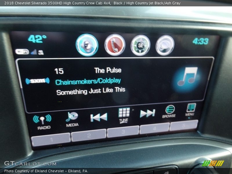 Black / High Country Jet Black/Ash Gray 2018 Chevrolet Silverado 3500HD High Country Crew Cab 4x4