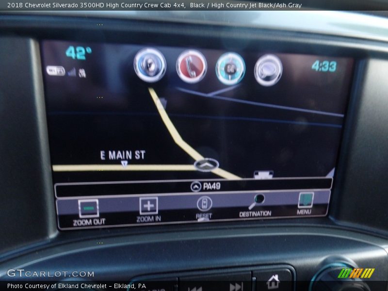 Black / High Country Jet Black/Ash Gray 2018 Chevrolet Silverado 3500HD High Country Crew Cab 4x4