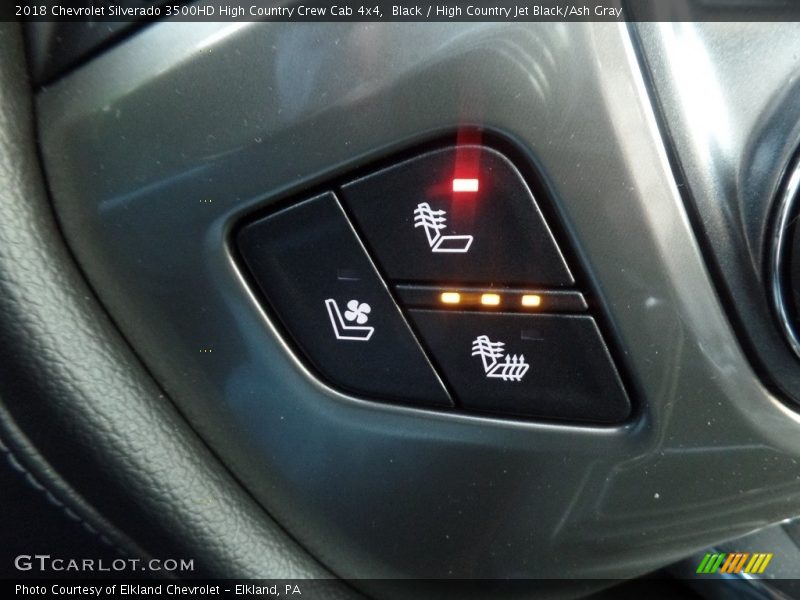 Black / High Country Jet Black/Ash Gray 2018 Chevrolet Silverado 3500HD High Country Crew Cab 4x4