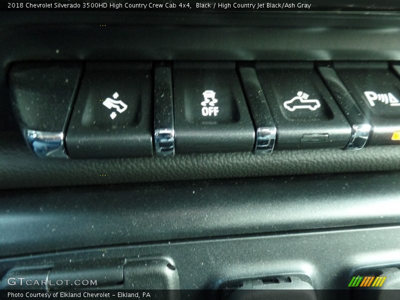 Black / High Country Jet Black/Ash Gray 2018 Chevrolet Silverado 3500HD High Country Crew Cab 4x4