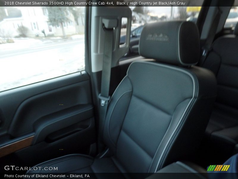 Black / High Country Jet Black/Ash Gray 2018 Chevrolet Silverado 3500HD High Country Crew Cab 4x4