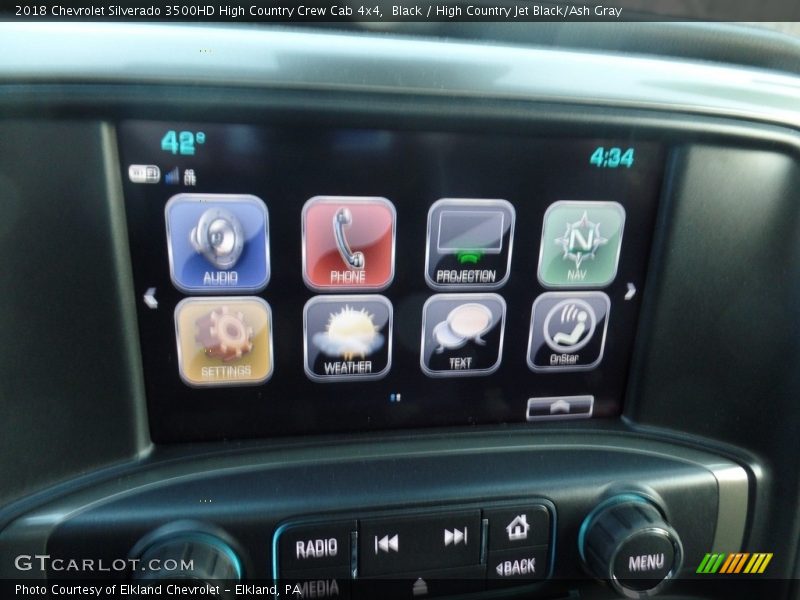 Black / High Country Jet Black/Ash Gray 2018 Chevrolet Silverado 3500HD High Country Crew Cab 4x4