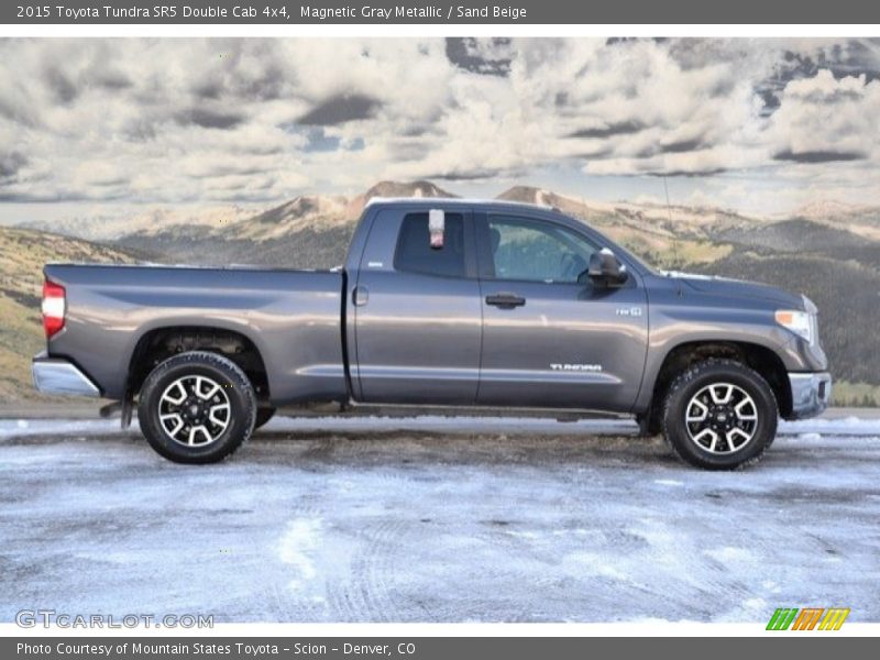 Magnetic Gray Metallic / Sand Beige 2015 Toyota Tundra SR5 Double Cab 4x4