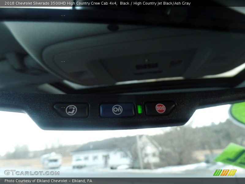 Black / High Country Jet Black/Ash Gray 2018 Chevrolet Silverado 3500HD High Country Crew Cab 4x4