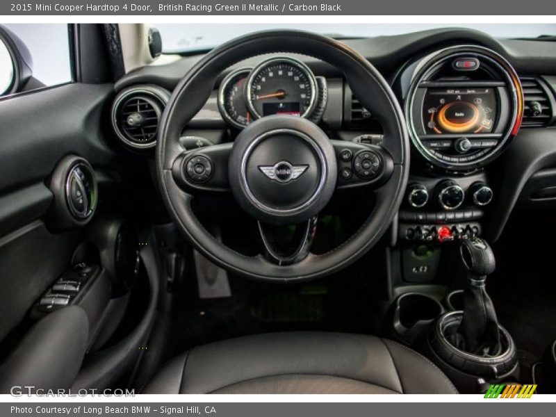 British Racing Green II Metallic / Carbon Black 2015 Mini Cooper Hardtop 4 Door