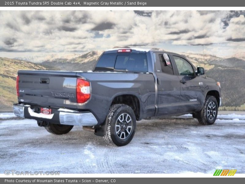 Magnetic Gray Metallic / Sand Beige 2015 Toyota Tundra SR5 Double Cab 4x4