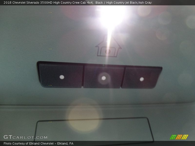 Black / High Country Jet Black/Ash Gray 2018 Chevrolet Silverado 3500HD High Country Crew Cab 4x4