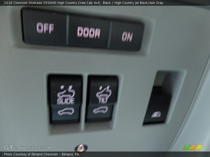 Black / High Country Jet Black/Ash Gray 2018 Chevrolet Silverado 3500HD High Country Crew Cab 4x4