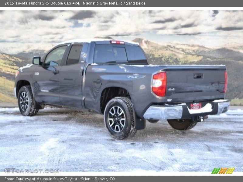 Magnetic Gray Metallic / Sand Beige 2015 Toyota Tundra SR5 Double Cab 4x4