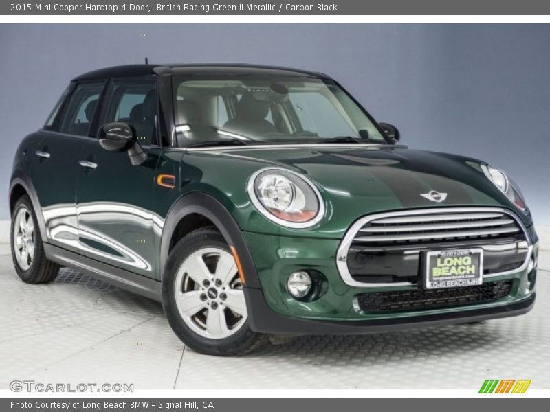 British Racing Green II Metallic / Carbon Black 2015 Mini Cooper Hardtop 4 Door