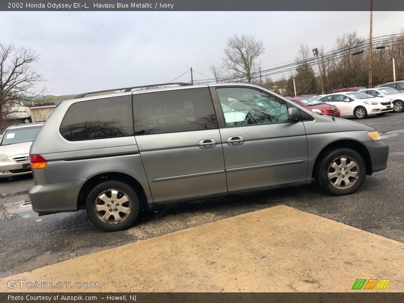 Havasu Blue Metallic / Ivory 2002 Honda Odyssey EX-L