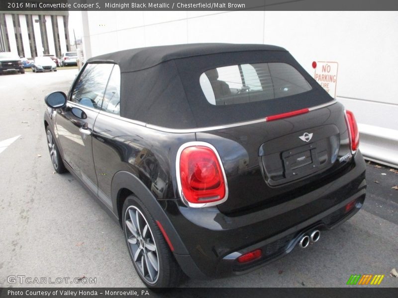Midnight Black Metallic / Chesterfield/Malt Brown 2016 Mini Convertible Cooper S