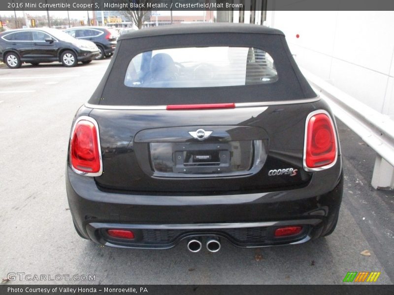 Midnight Black Metallic / Chesterfield/Malt Brown 2016 Mini Convertible Cooper S