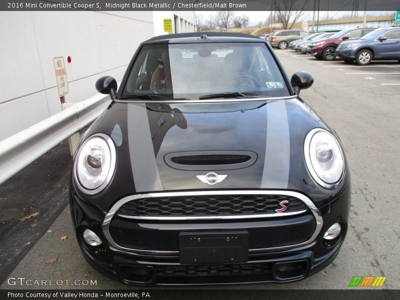 Midnight Black Metallic / Chesterfield/Malt Brown 2016 Mini Convertible Cooper S