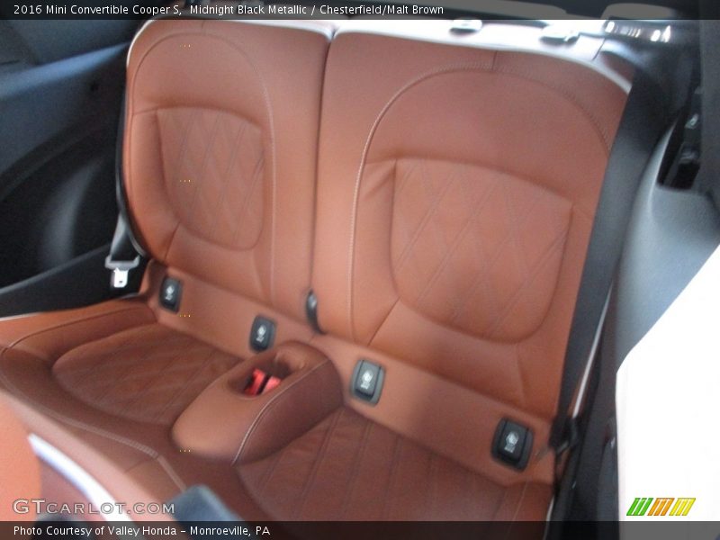 Midnight Black Metallic / Chesterfield/Malt Brown 2016 Mini Convertible Cooper S