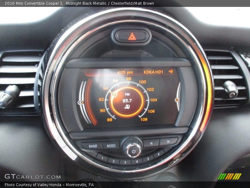 Midnight Black Metallic / Chesterfield/Malt Brown 2016 Mini Convertible Cooper S