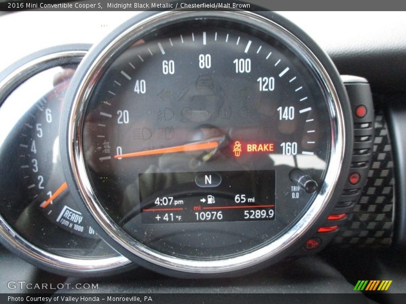 Midnight Black Metallic / Chesterfield/Malt Brown 2016 Mini Convertible Cooper S