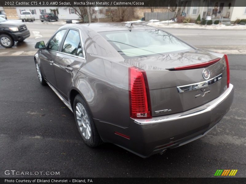 Mocha Steel Metallic / Cashmere/Cocoa 2012 Cadillac CTS 4 3.0 AWD Sedan