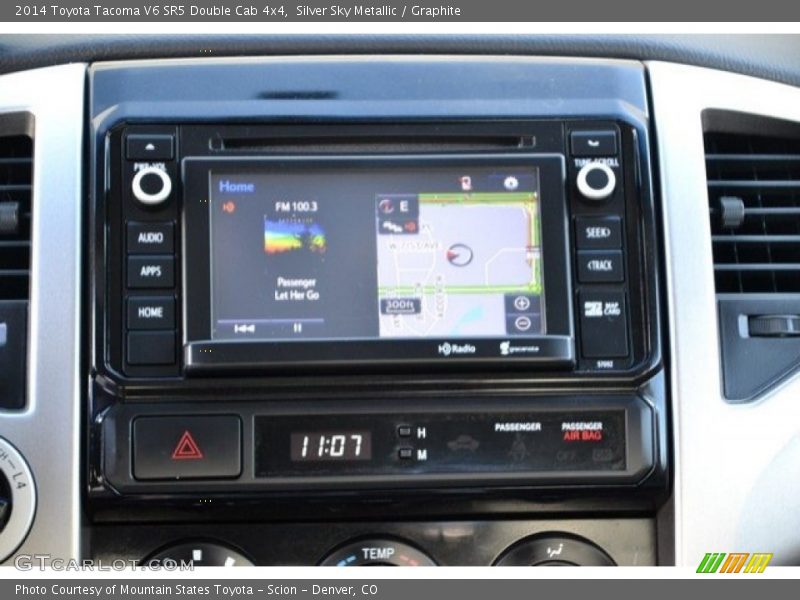 Silver Sky Metallic / Graphite 2014 Toyota Tacoma V6 SR5 Double Cab 4x4