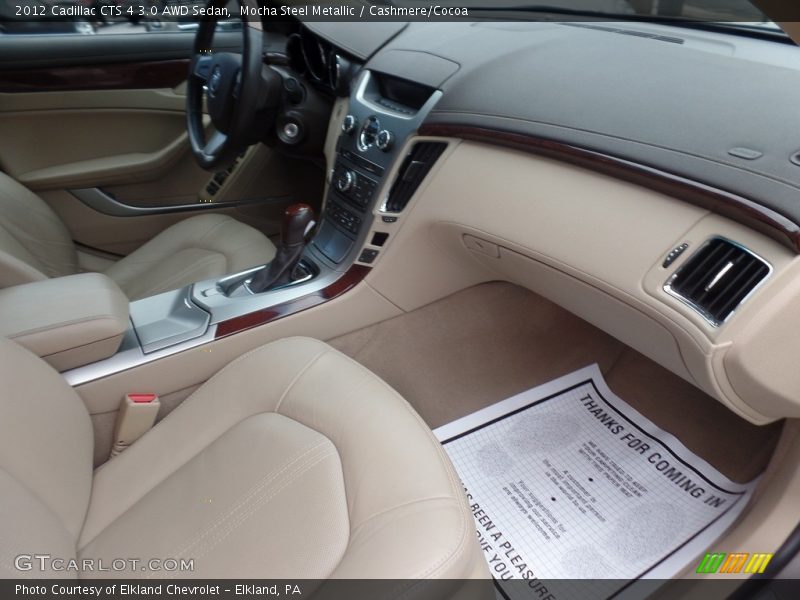 Mocha Steel Metallic / Cashmere/Cocoa 2012 Cadillac CTS 4 3.0 AWD Sedan