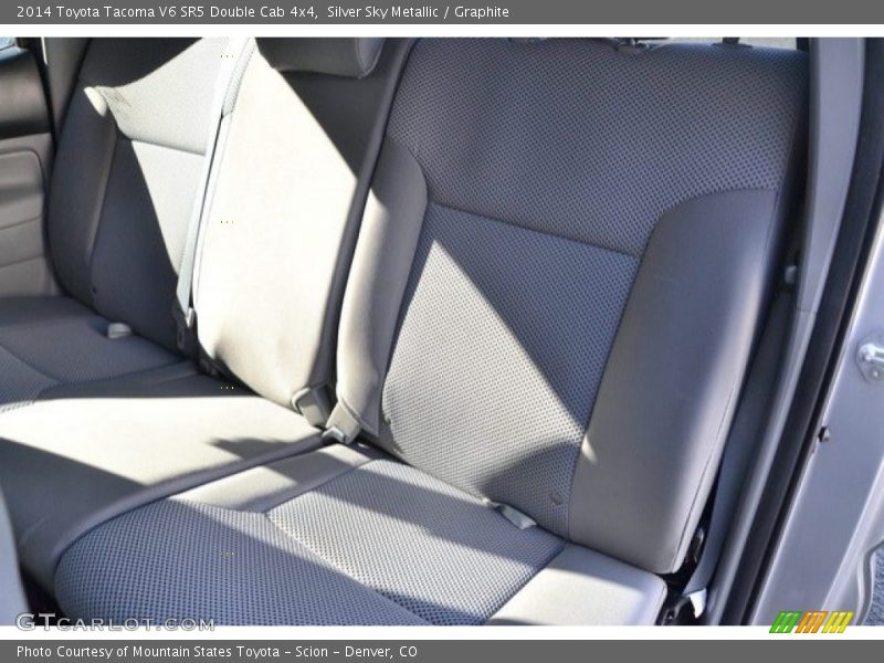 Silver Sky Metallic / Graphite 2014 Toyota Tacoma V6 SR5 Double Cab 4x4