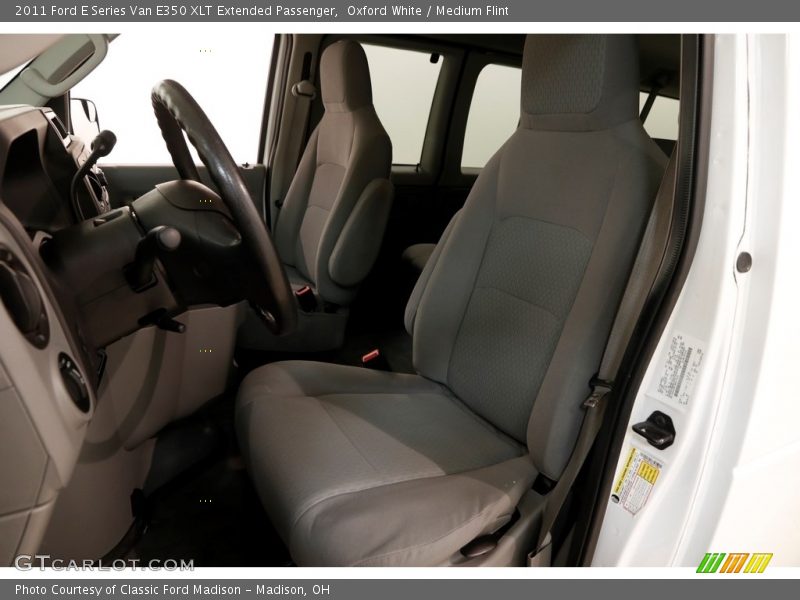 Oxford White / Medium Flint 2011 Ford E Series Van E350 XLT Extended Passenger