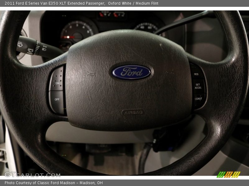 Oxford White / Medium Flint 2011 Ford E Series Van E350 XLT Extended Passenger