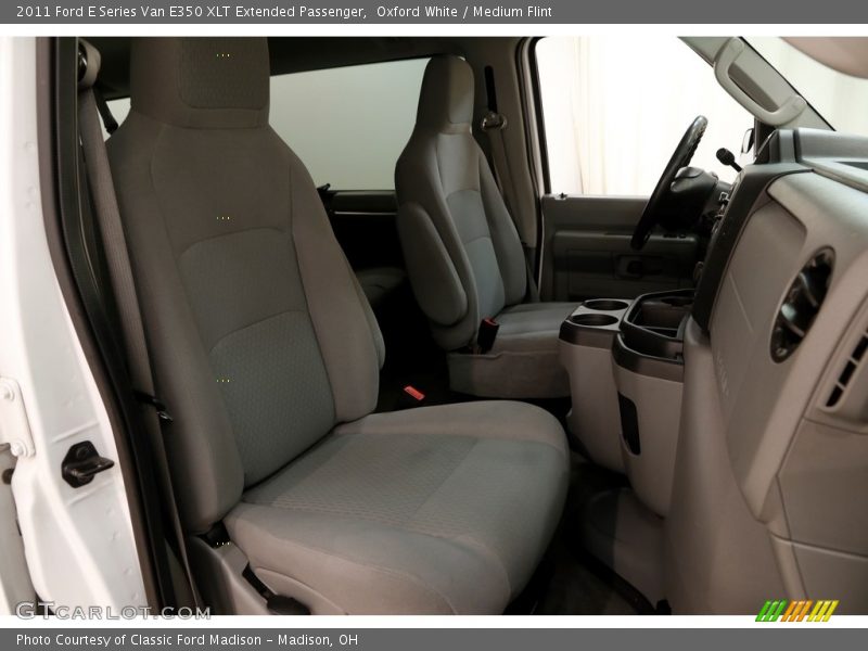 Oxford White / Medium Flint 2011 Ford E Series Van E350 XLT Extended Passenger