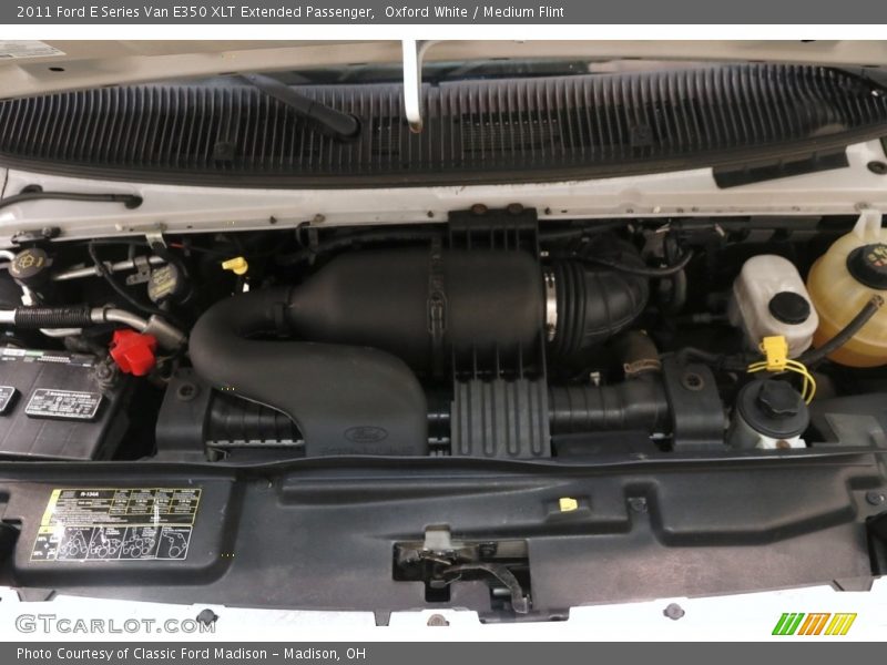 Oxford White / Medium Flint 2011 Ford E Series Van E350 XLT Extended Passenger