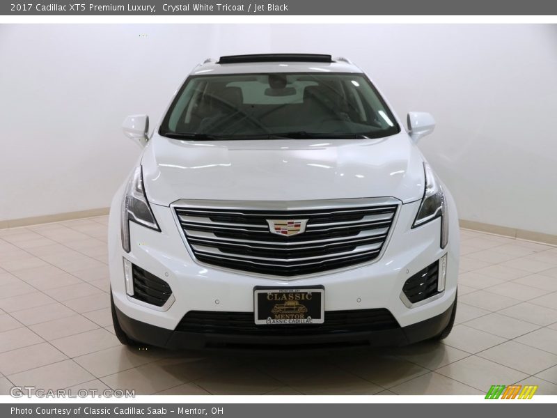 Crystal White Tricoat / Jet Black 2017 Cadillac XT5 Premium Luxury