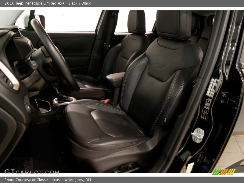 Black / Black 2016 Jeep Renegade Limited 4x4