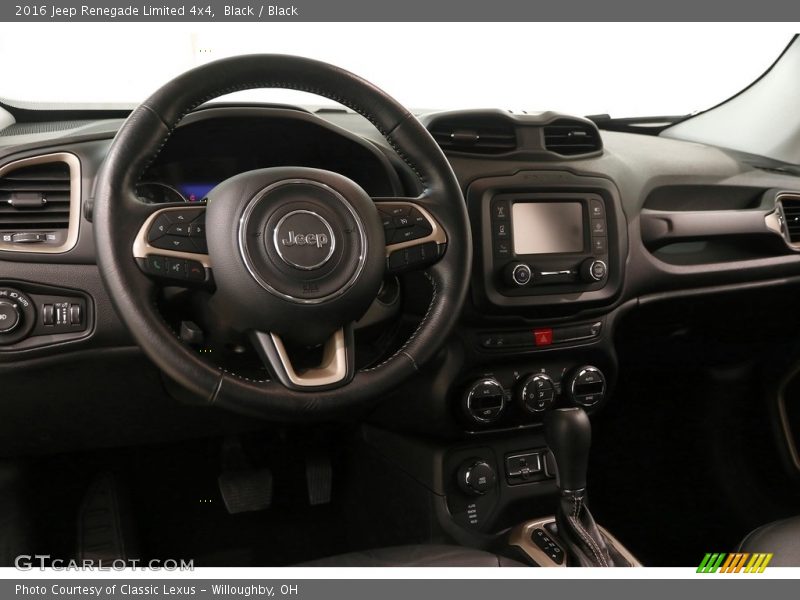 Black / Black 2016 Jeep Renegade Limited 4x4