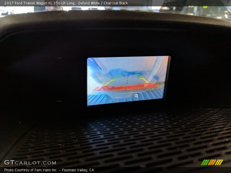 Oxford White / Charcoal Black 2017 Ford Transit Wagon XL 350 LR Long