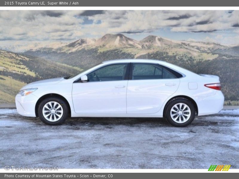 Super White / Ash 2015 Toyota Camry LE