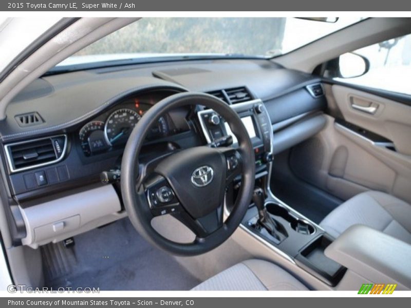 Super White / Ash 2015 Toyota Camry LE