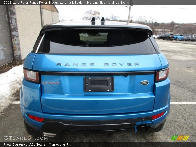 Moraine Blue Metallic / Ebony 2018 Land Rover Range Rover Evoque Landmark Edition