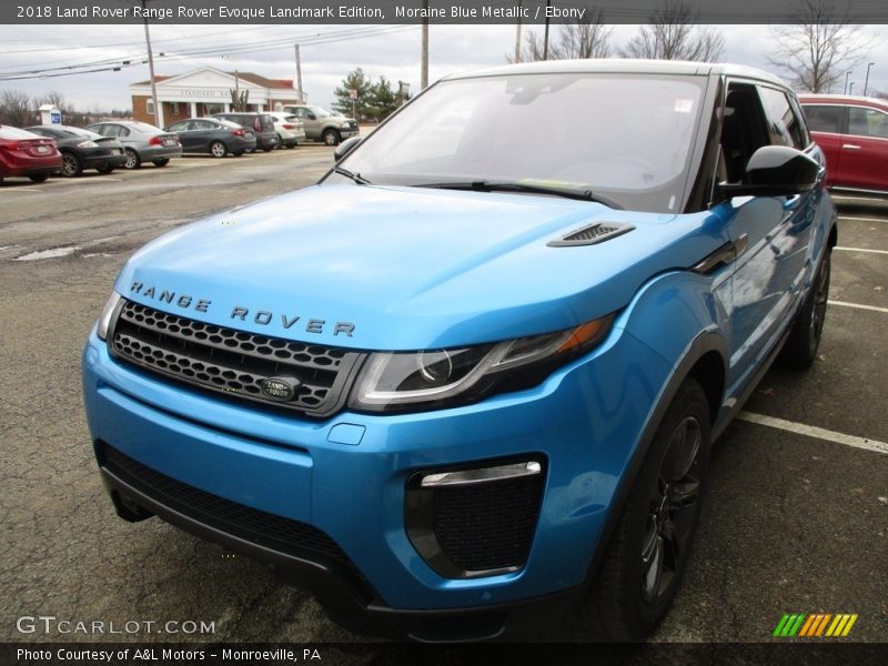 Moraine Blue Metallic / Ebony 2018 Land Rover Range Rover Evoque Landmark Edition