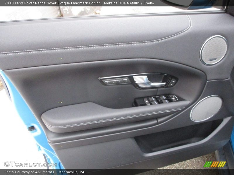 Moraine Blue Metallic / Ebony 2018 Land Rover Range Rover Evoque Landmark Edition