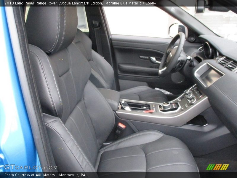 Moraine Blue Metallic / Ebony 2018 Land Rover Range Rover Evoque Landmark Edition