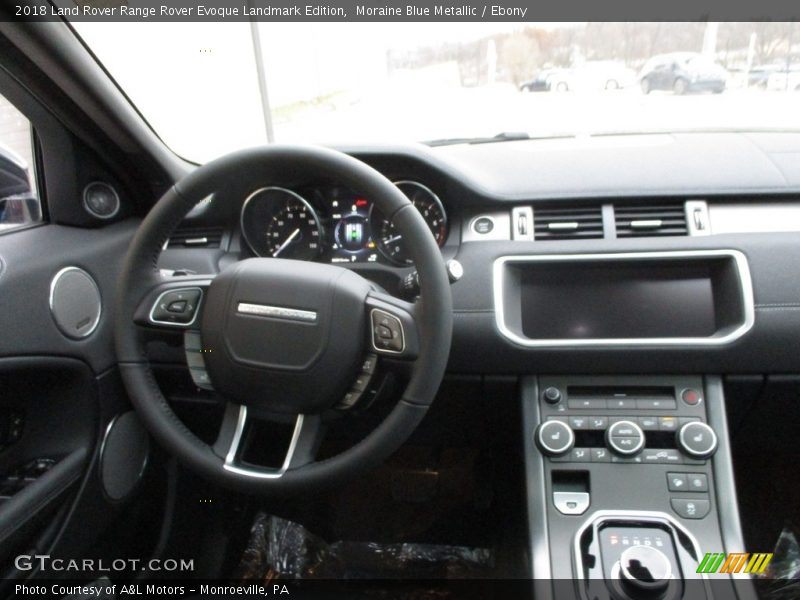 Moraine Blue Metallic / Ebony 2018 Land Rover Range Rover Evoque Landmark Edition