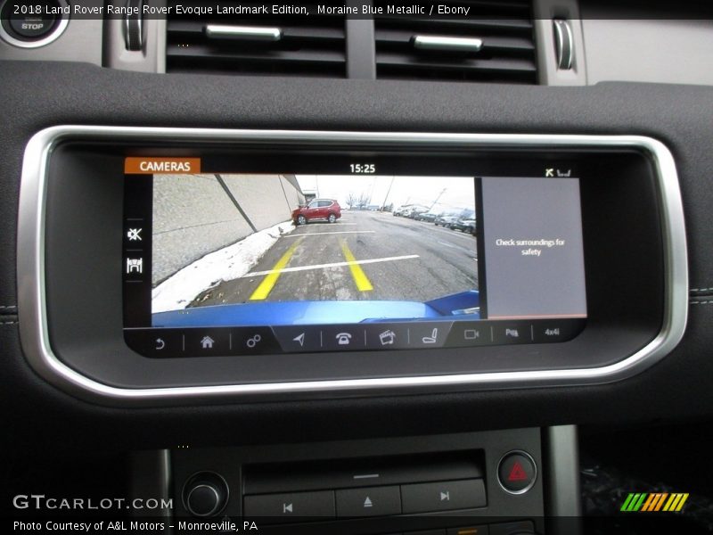 Moraine Blue Metallic / Ebony 2018 Land Rover Range Rover Evoque Landmark Edition