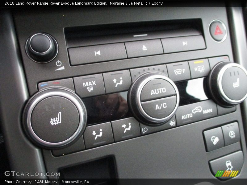 Controls of 2018 Range Rover Evoque Landmark Edition