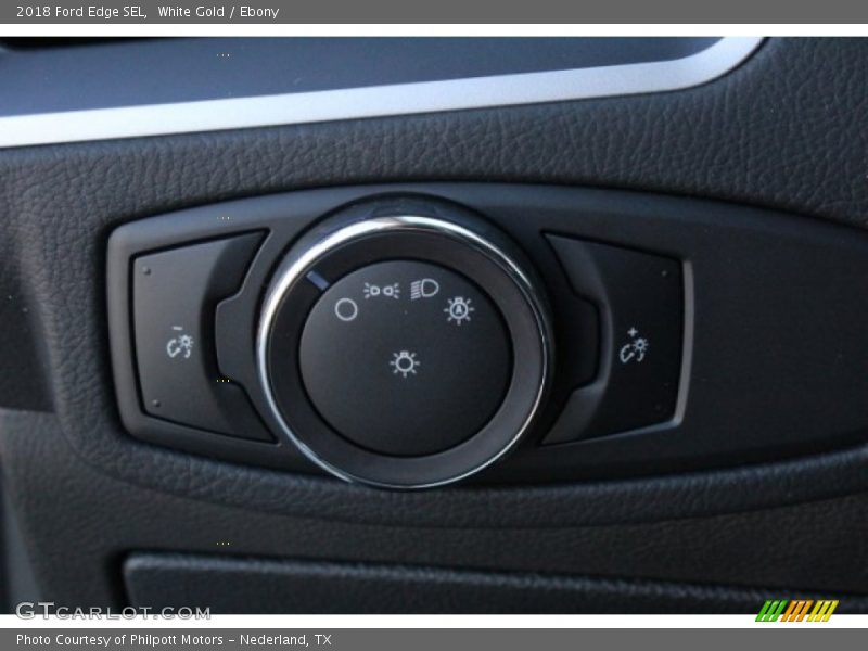 White Gold / Ebony 2018 Ford Edge SEL
