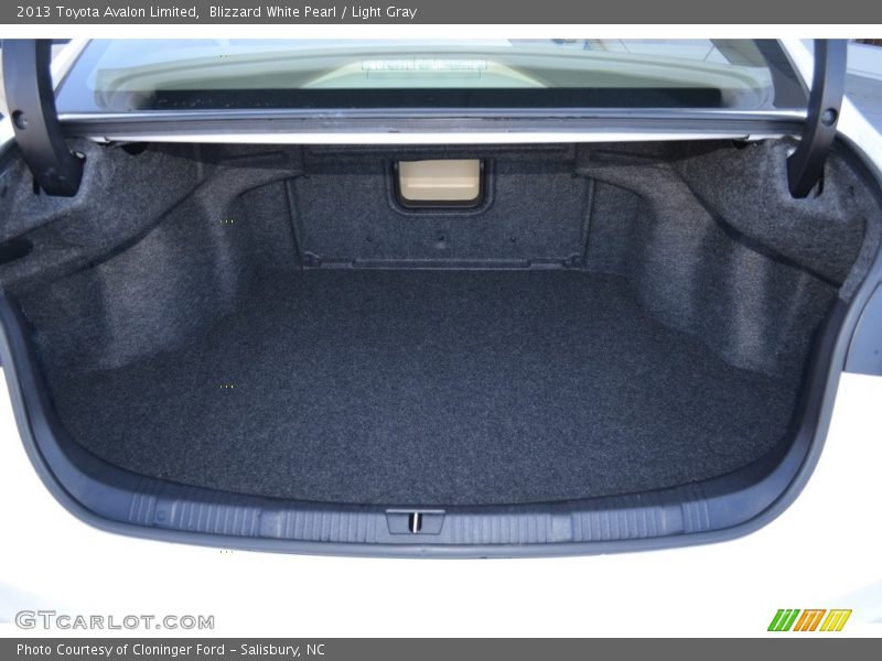 Blizzard White Pearl / Light Gray 2013 Toyota Avalon Limited