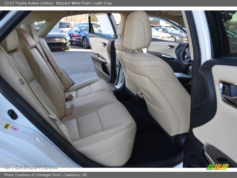 Blizzard White Pearl / Light Gray 2013 Toyota Avalon Limited