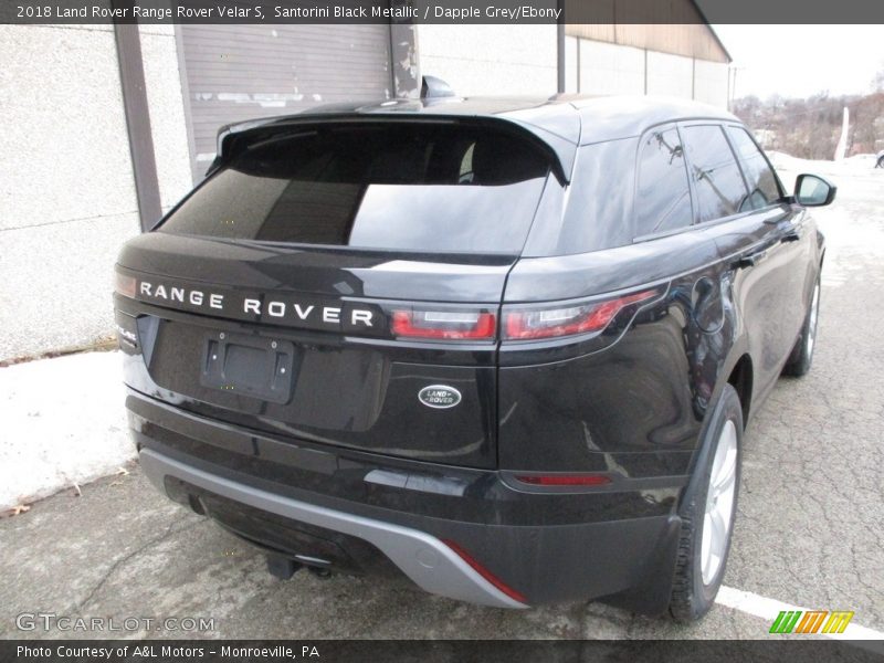 Santorini Black Metallic / Dapple Grey/Ebony 2018 Land Rover Range Rover Velar S