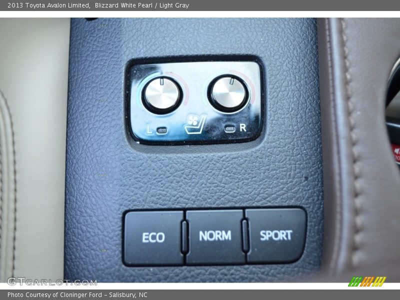 Blizzard White Pearl / Light Gray 2013 Toyota Avalon Limited