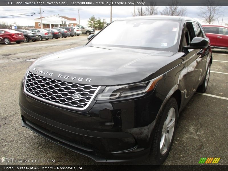 Santorini Black Metallic / Dapple Grey/Ebony 2018 Land Rover Range Rover Velar S