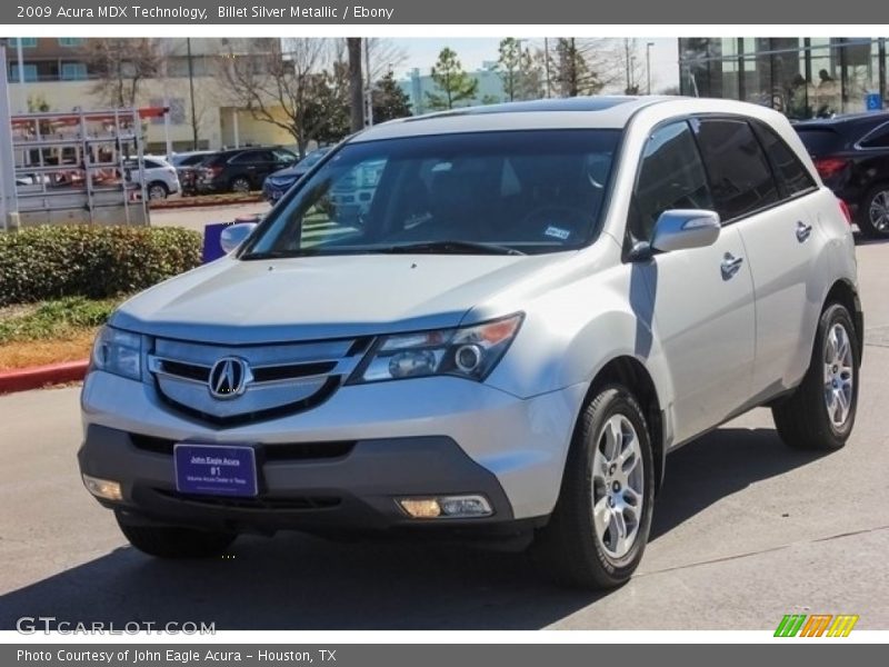 Billet Silver Metallic / Ebony 2009 Acura MDX Technology