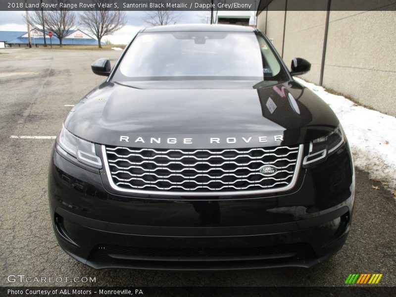 Santorini Black Metallic / Dapple Grey/Ebony 2018 Land Rover Range Rover Velar S